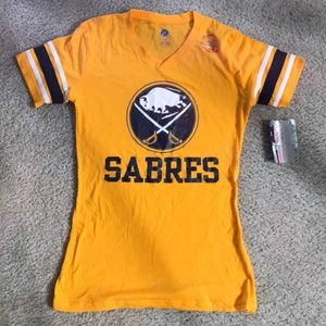Ladies v neck sabres shirt